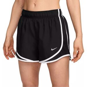 Nike Black and White Athletic Shorts Lightweight Breathable Design